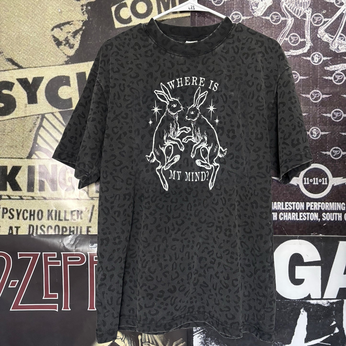 Mind? grey cheetah t-shirt
