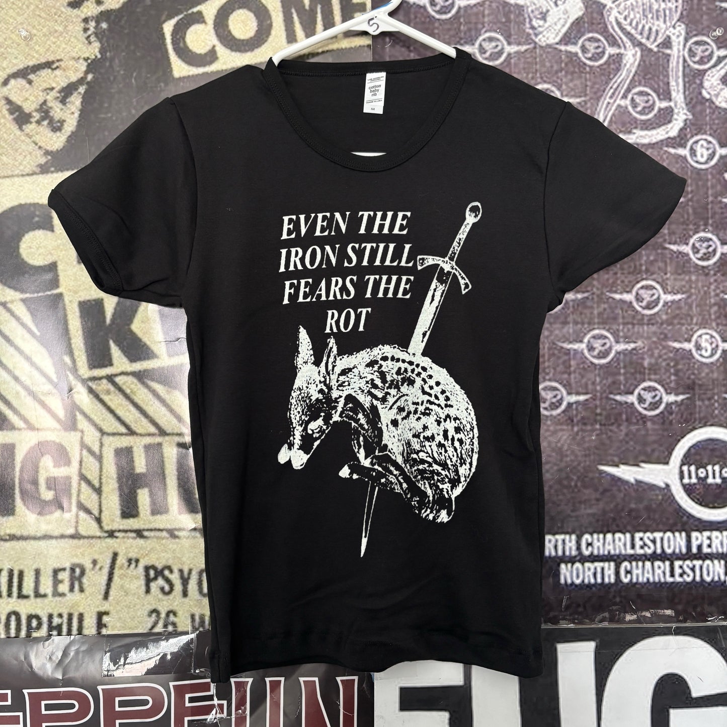 Ethel black long baby tee