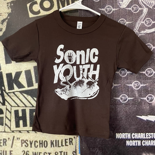 Sonic youth brown baby tee