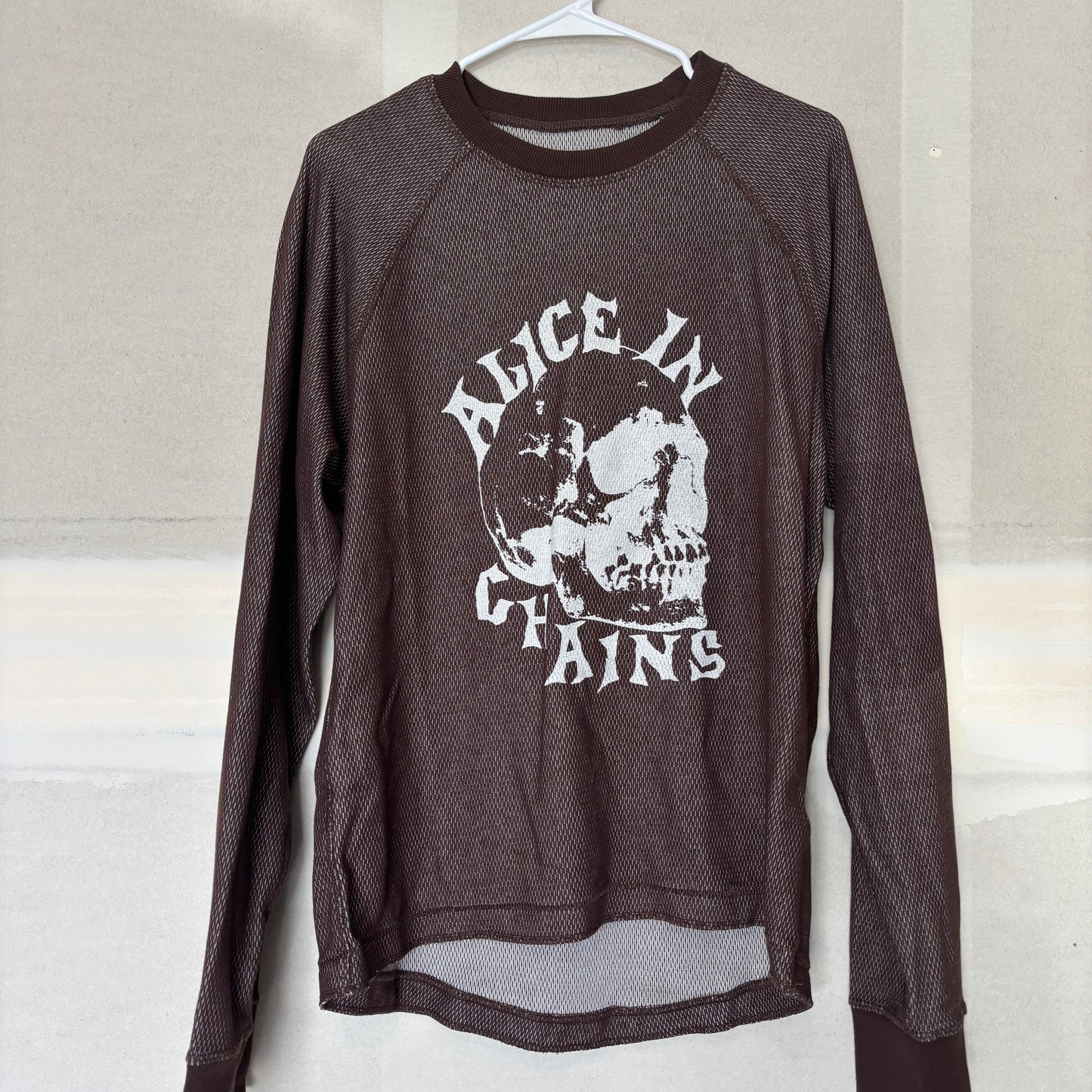 Alice In Chains maroon unisex thermal SM/MED