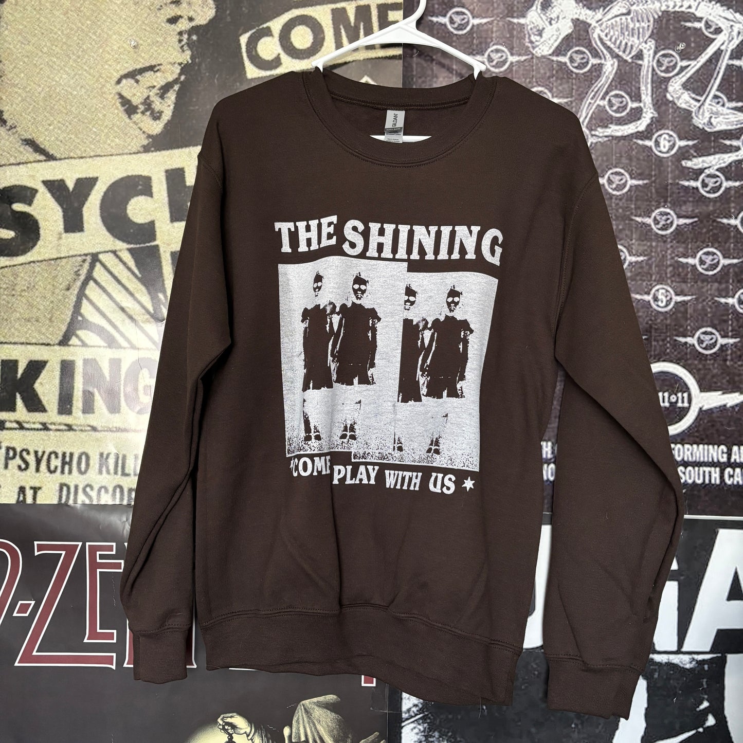 The shining brown sweatshirt SM/MED