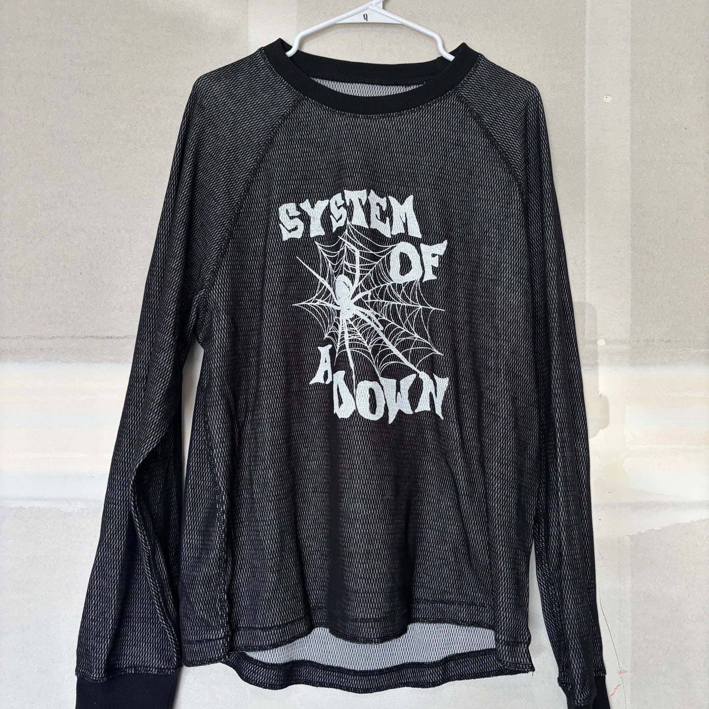 System of a down black unisex thermal LAR/XL