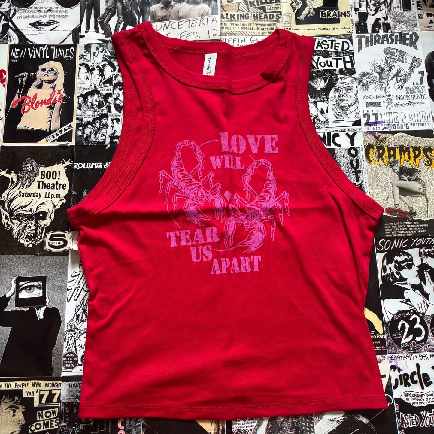 Joy division red/pink tank top LAR/XL