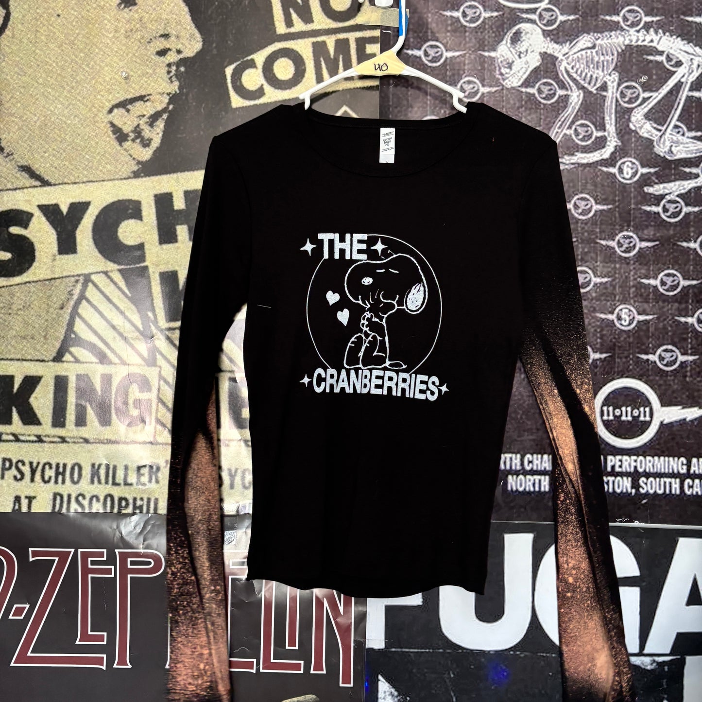 The cranberries black bleach long sleeve MED/LAR