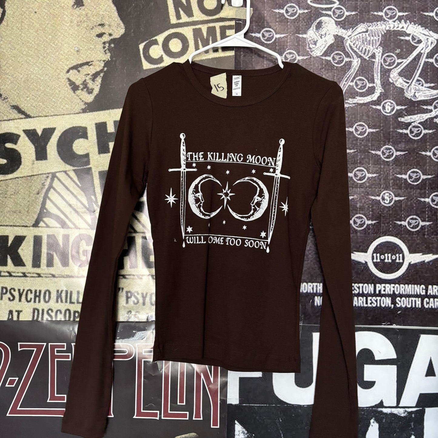 Killing moon brown baby long sleeve SM/MED