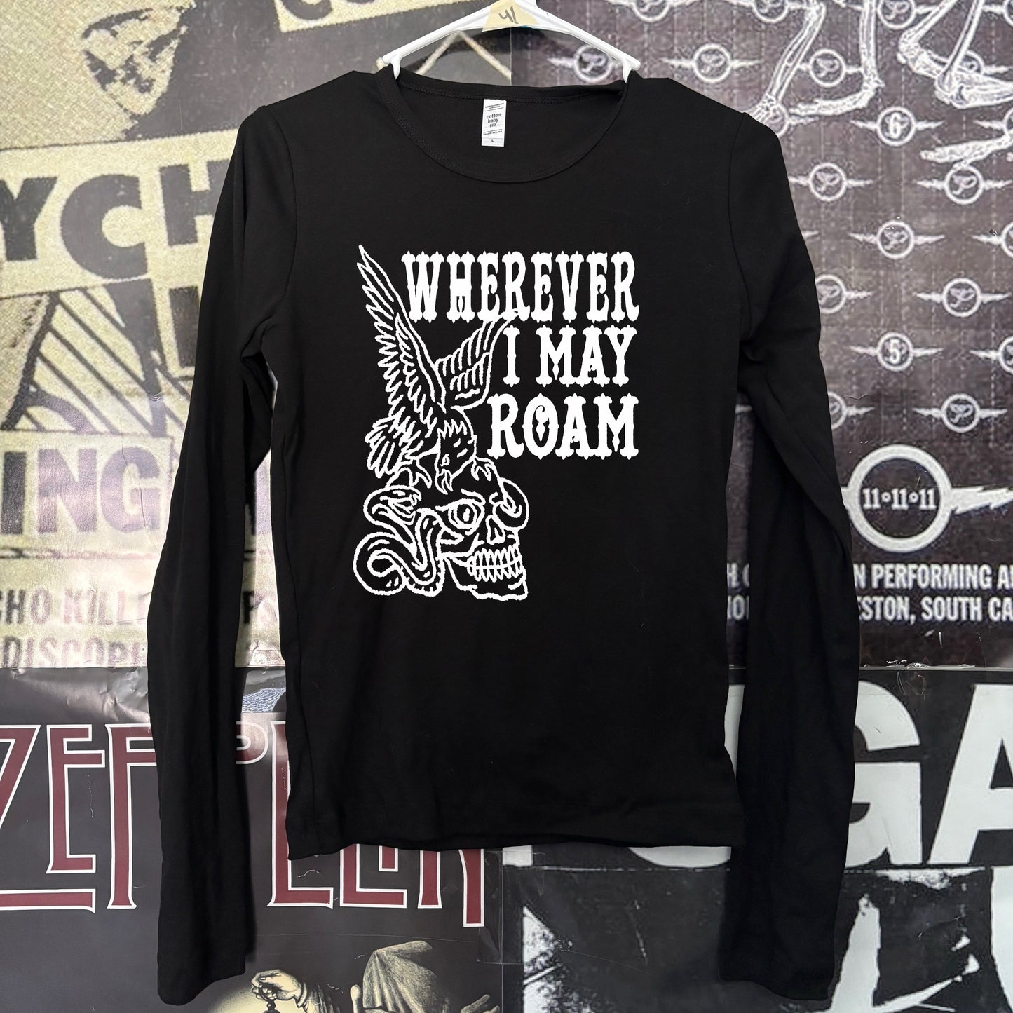 Roam black baby long sleeve