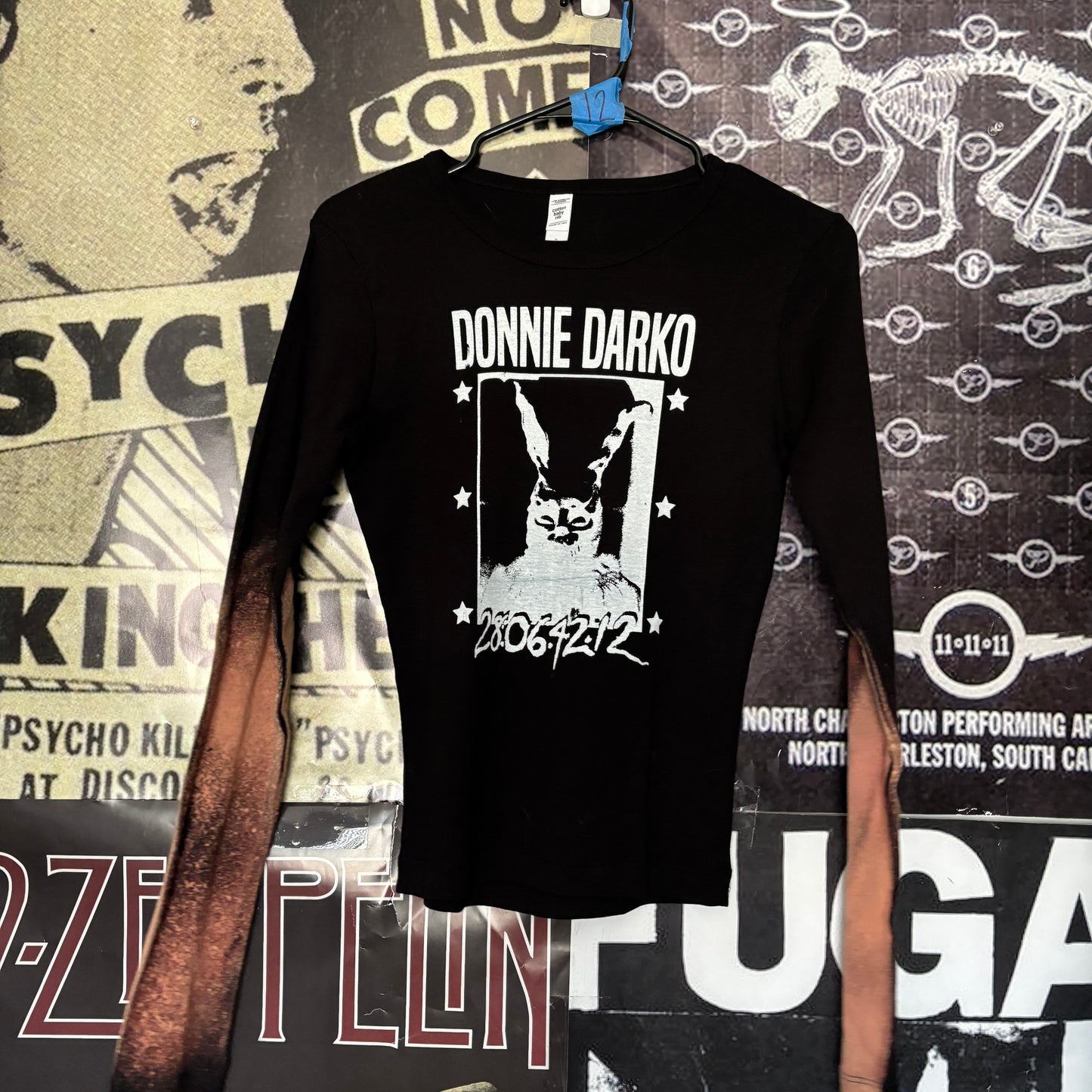Donnie darko black bleach long sleeve MED/LAR