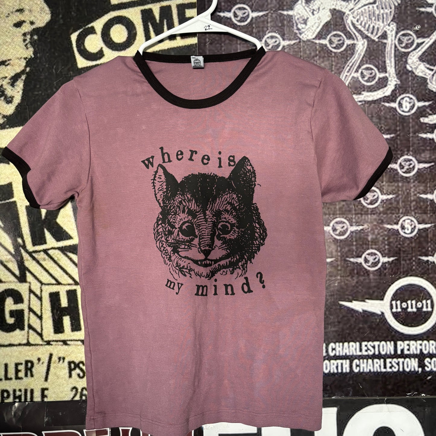 where is my mind maroon long ringer baby tee LAR/XLAR (ready)