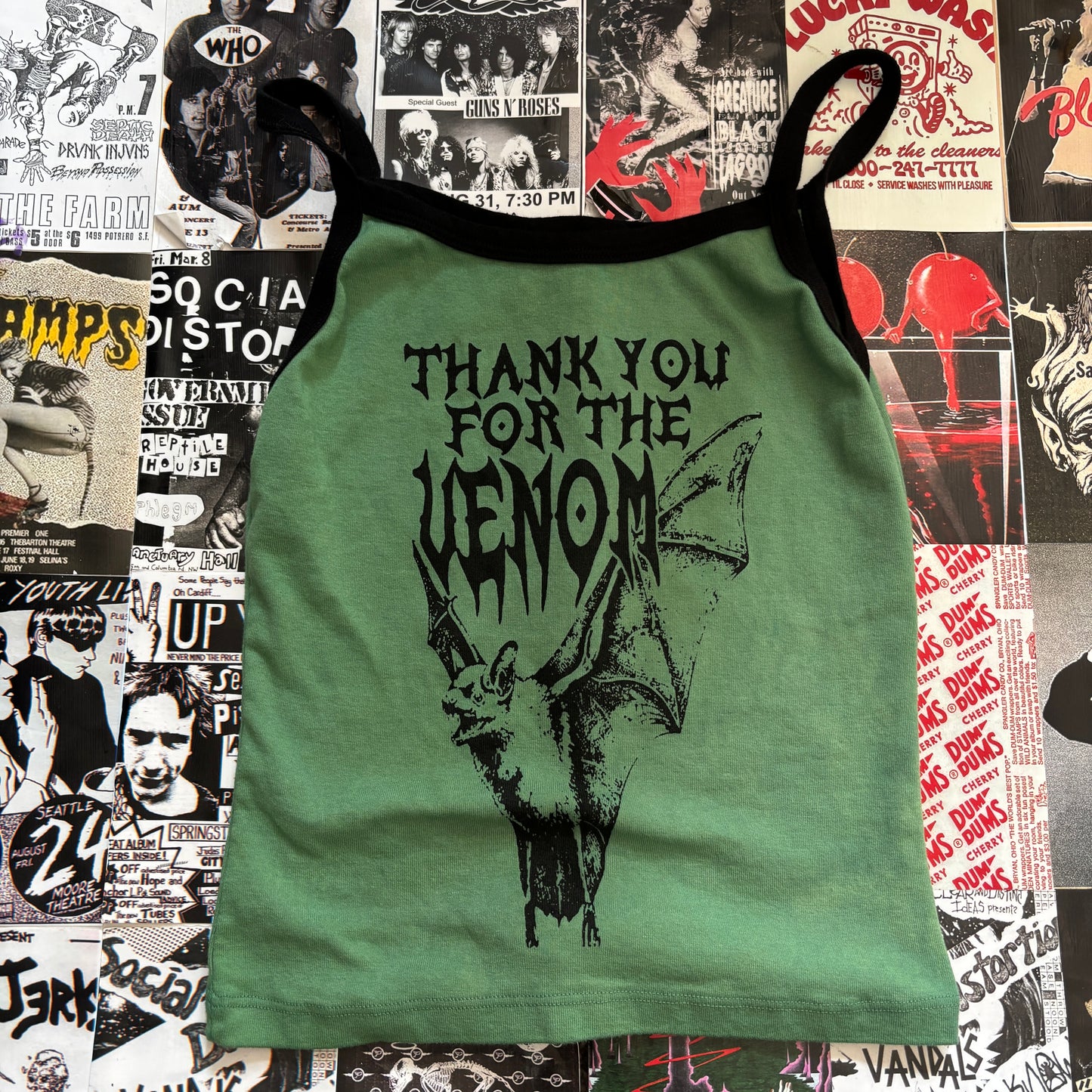 VENOM black/green tank