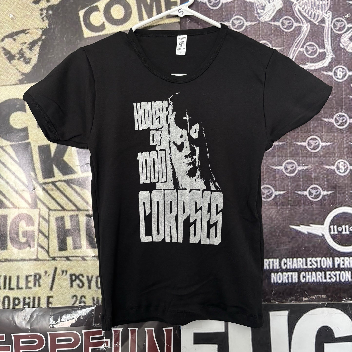 Corpses black long baby tee