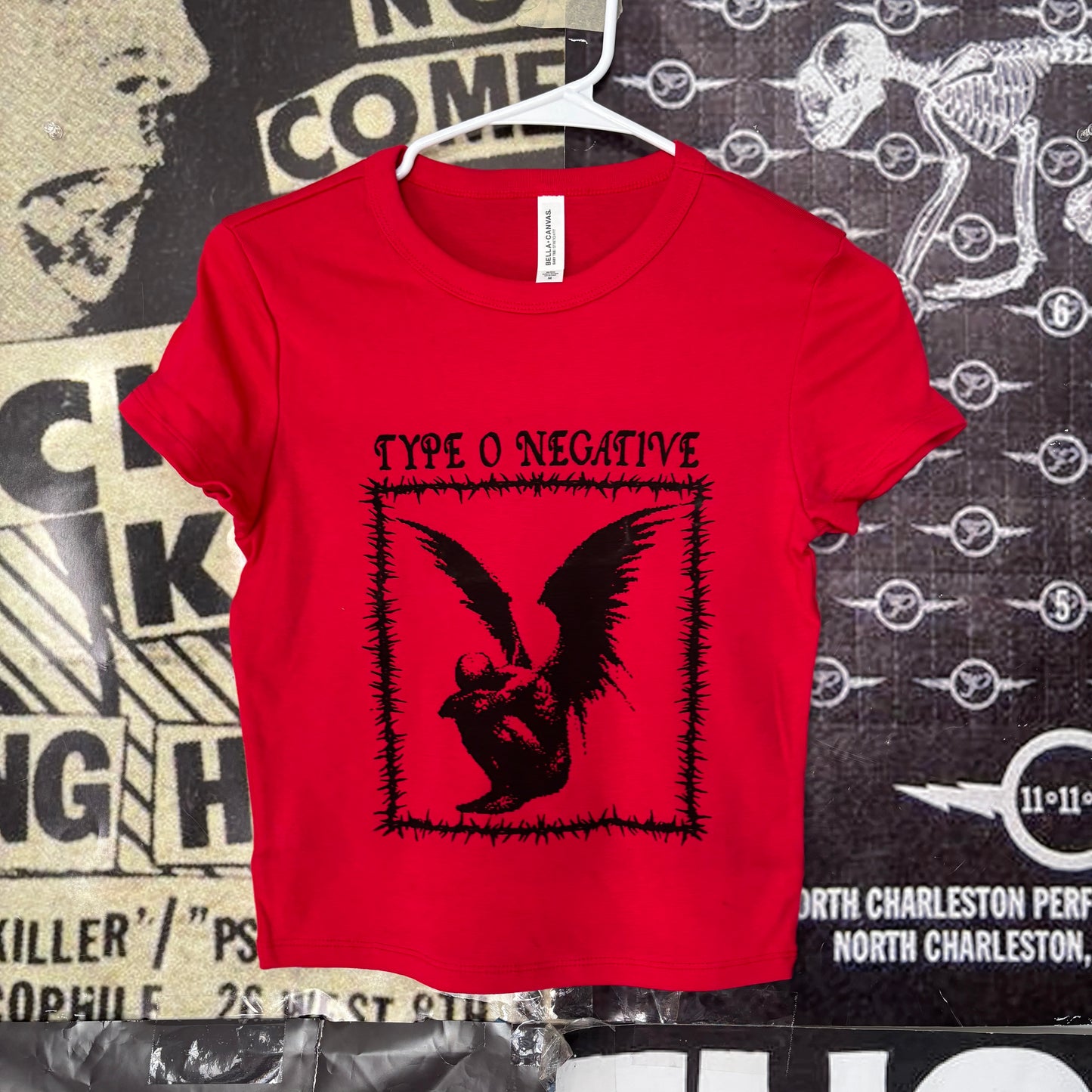 Type O negative red baby tee
