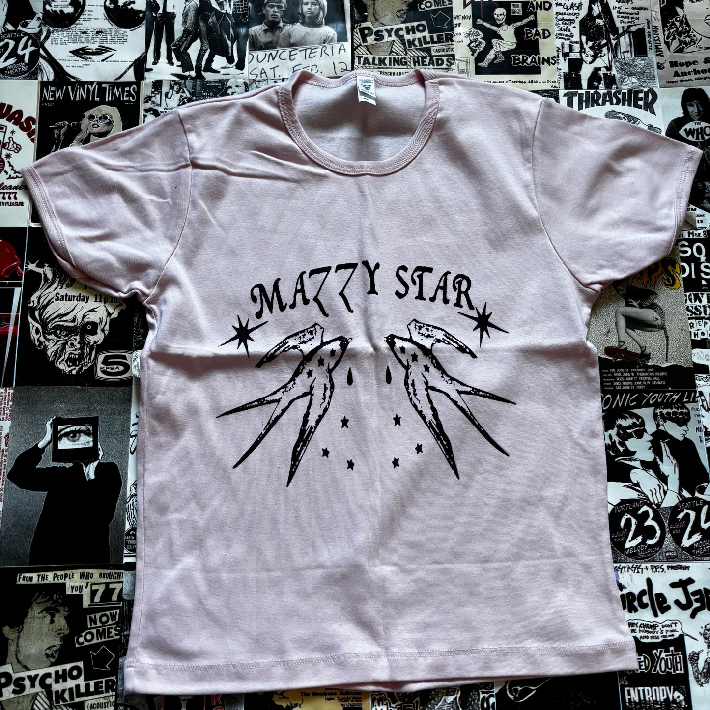 MAZZY PINK LONG BABY TEE XLARGE