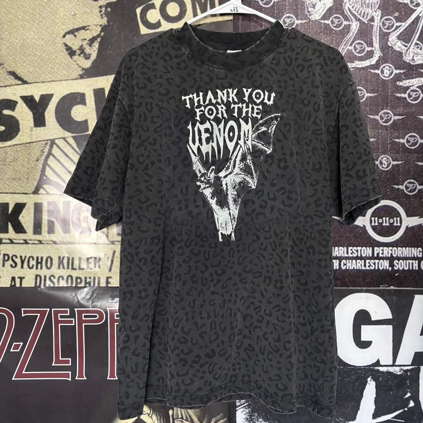 Venom grey cheetah t-shirt