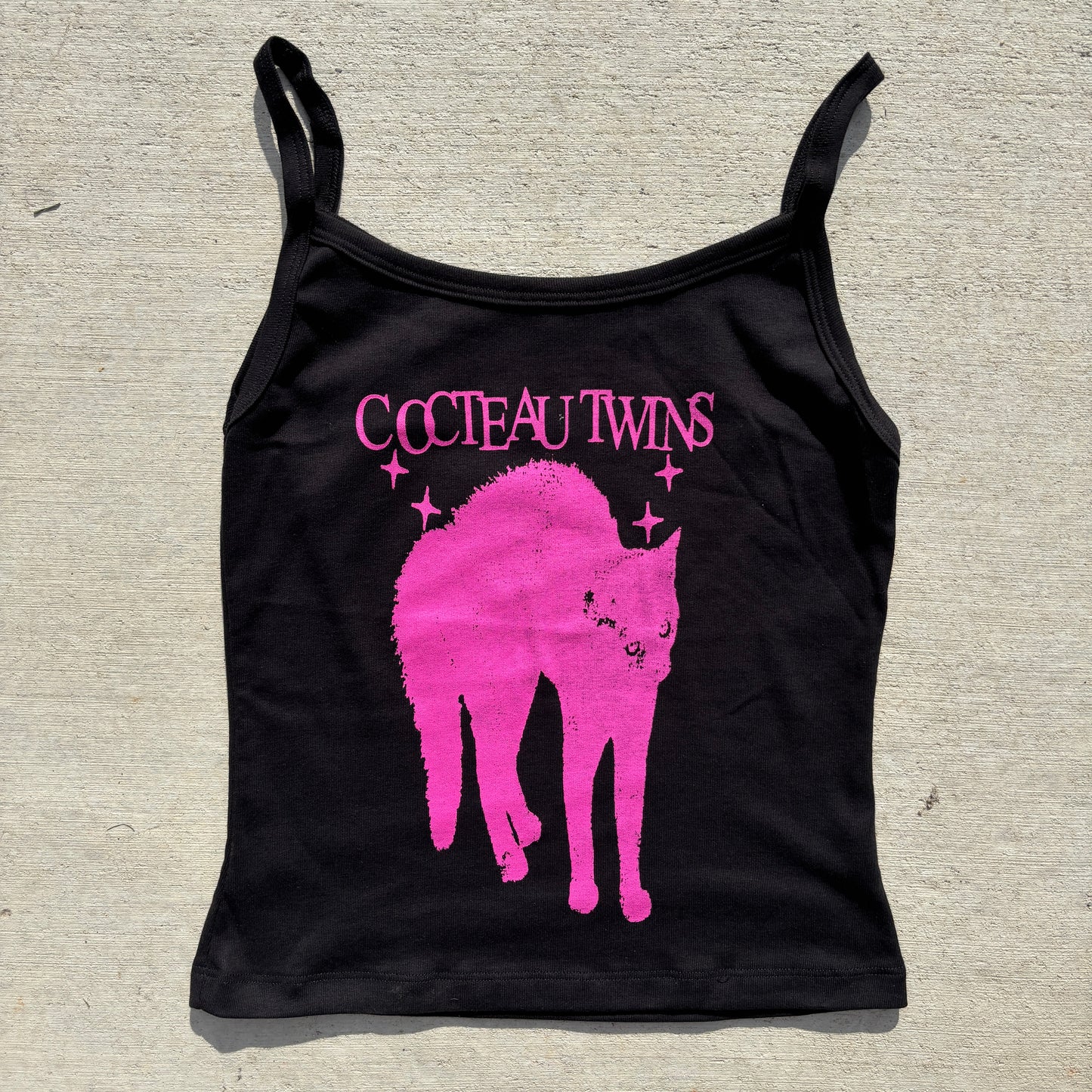 Cocteau black/pink baby tank
