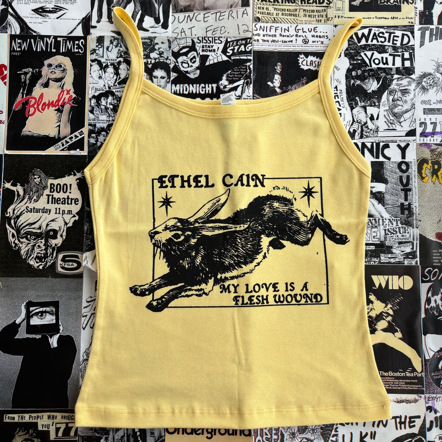 Ethel Cainyellow baby tank SM/MED