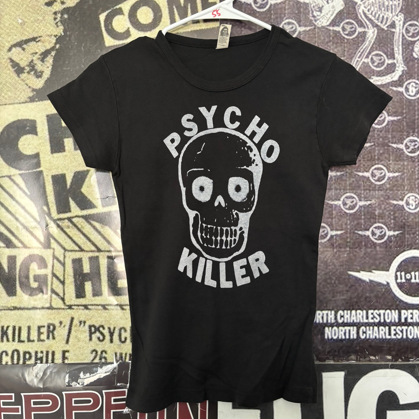 Psycho killer b&w babydoll tee