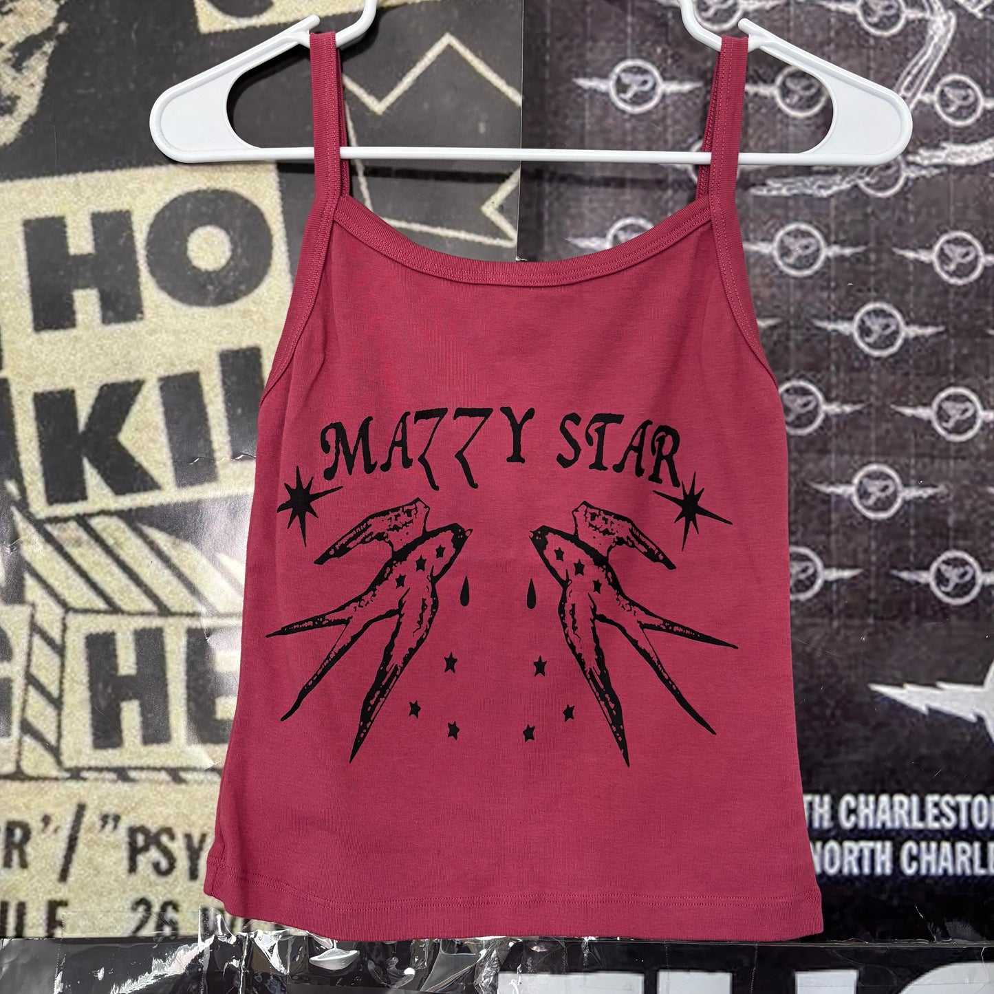 Mazzy star red baby tank SM/MED