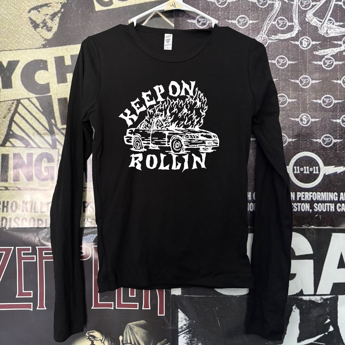 ROLLIN black baby long sleeve