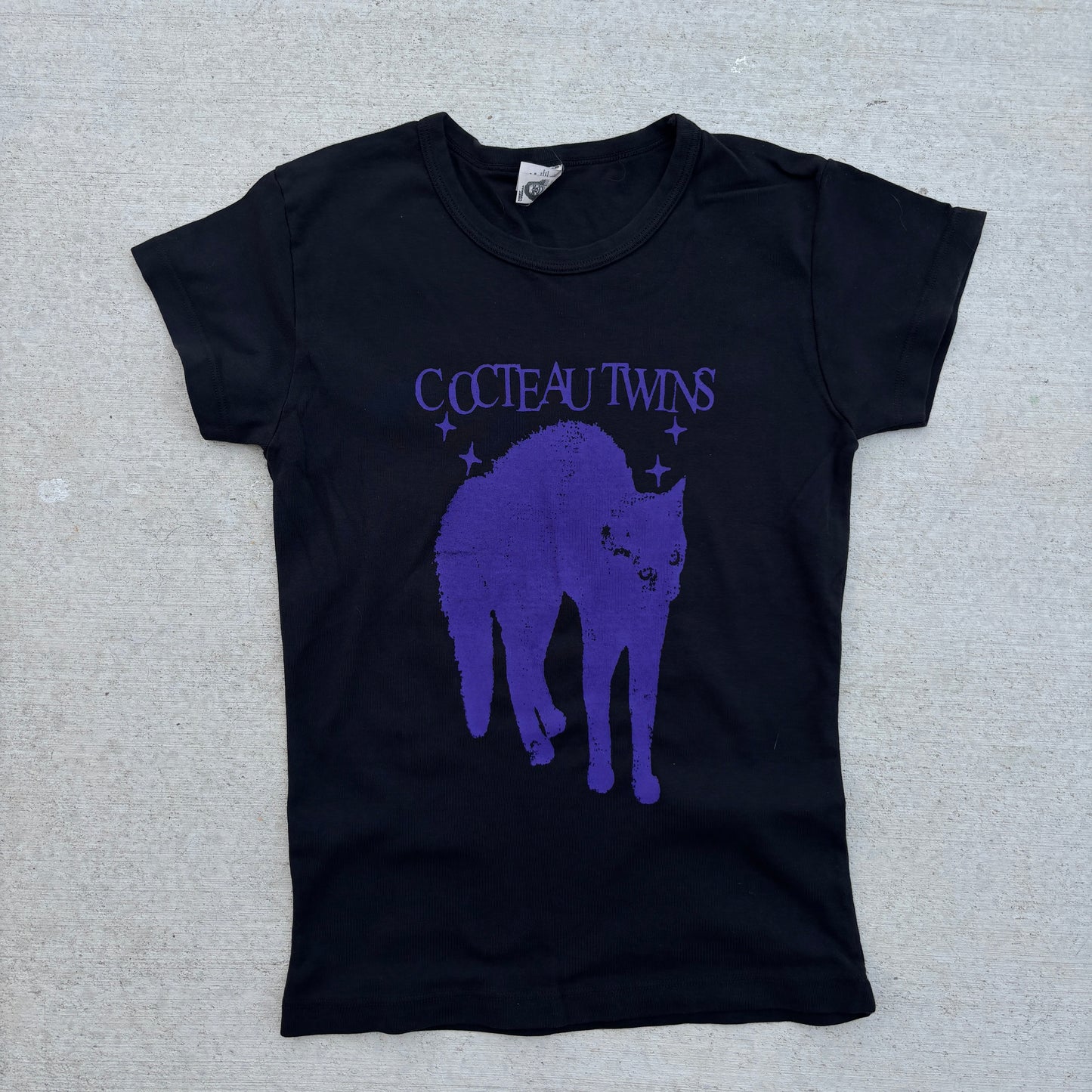 Cocteau black/purple babydoll tee