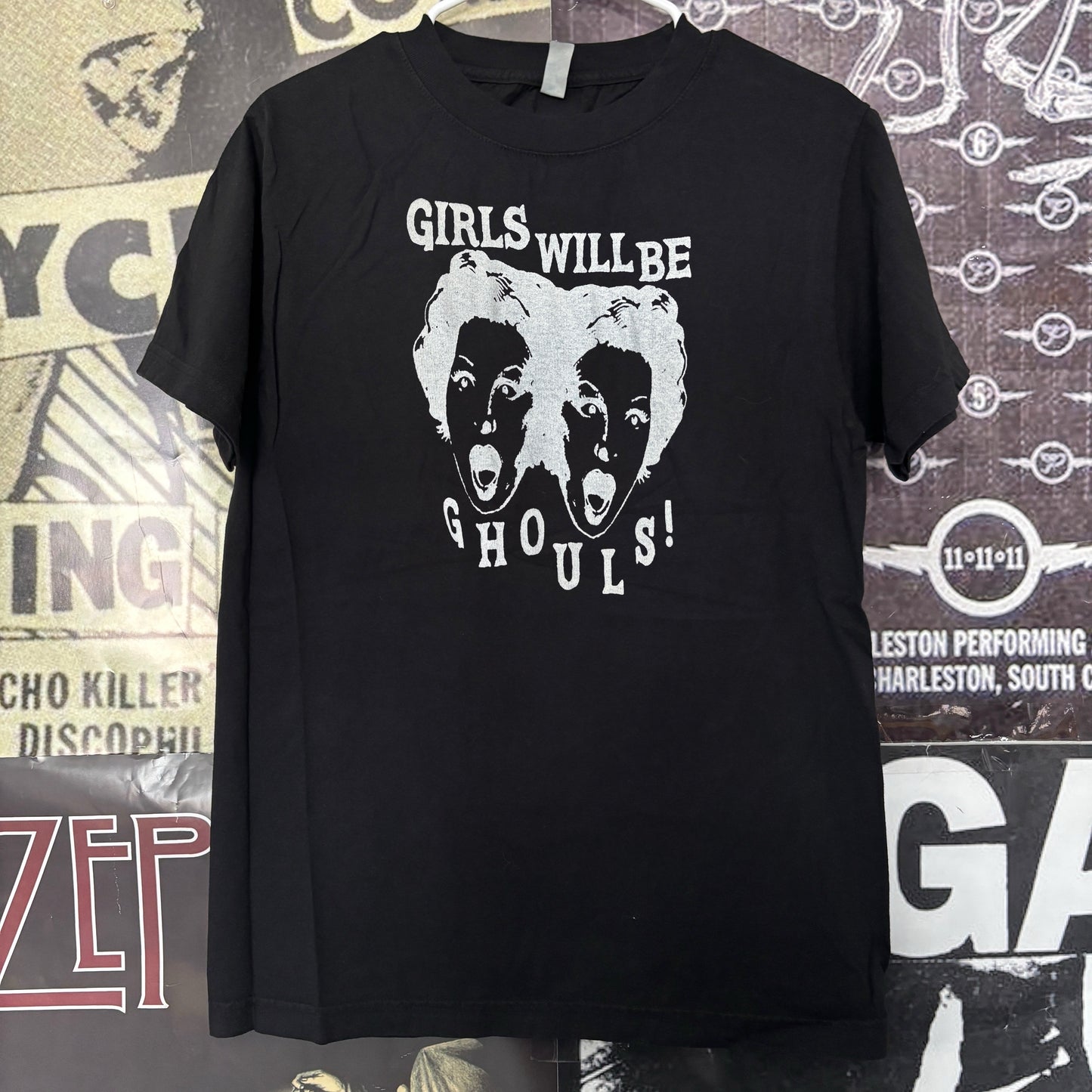 Ghouls black full size tee