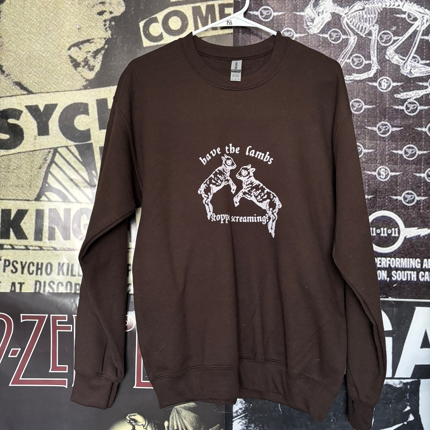Silence lambs brown sweatshirt SM/MED