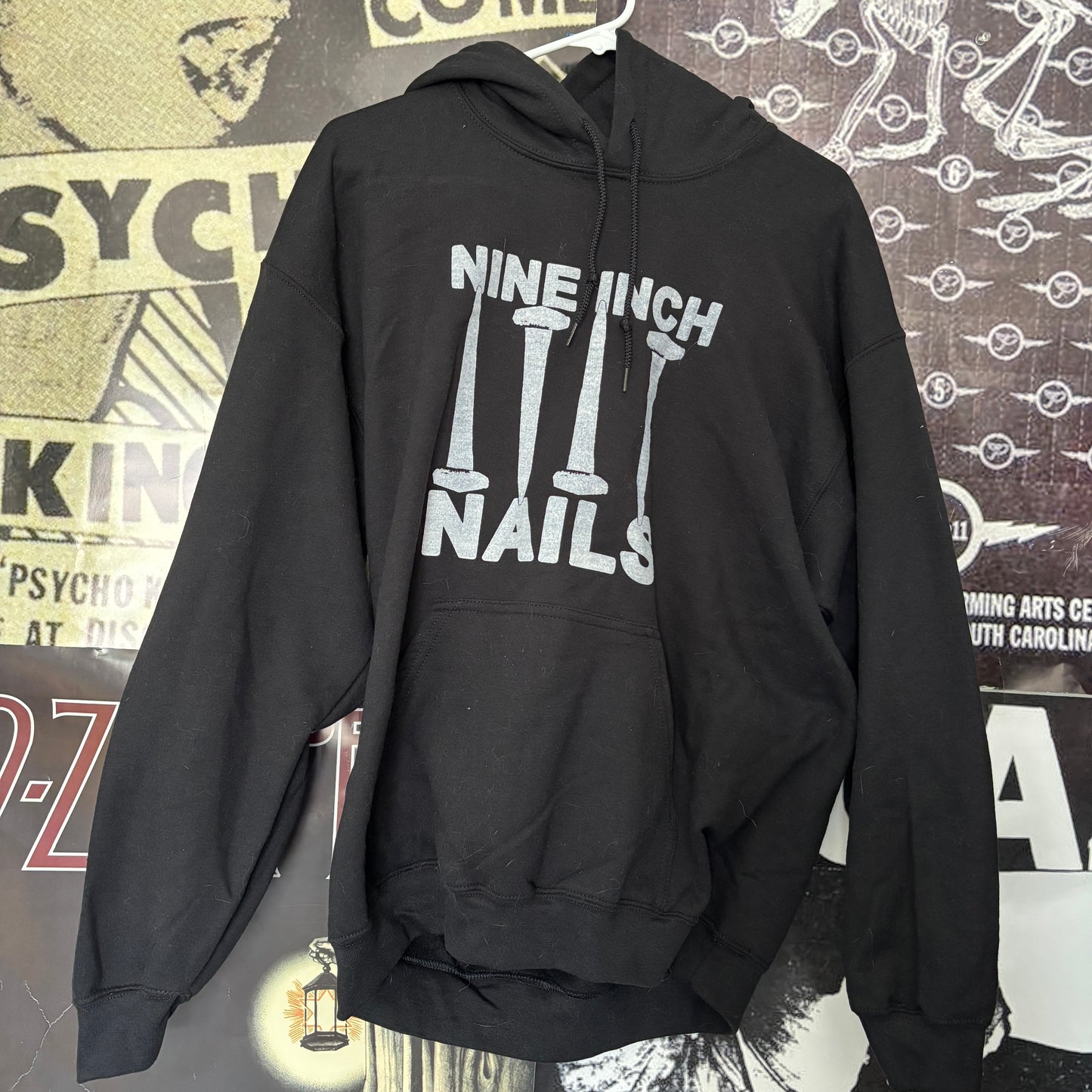 Nine inch nails black hoodie LAR