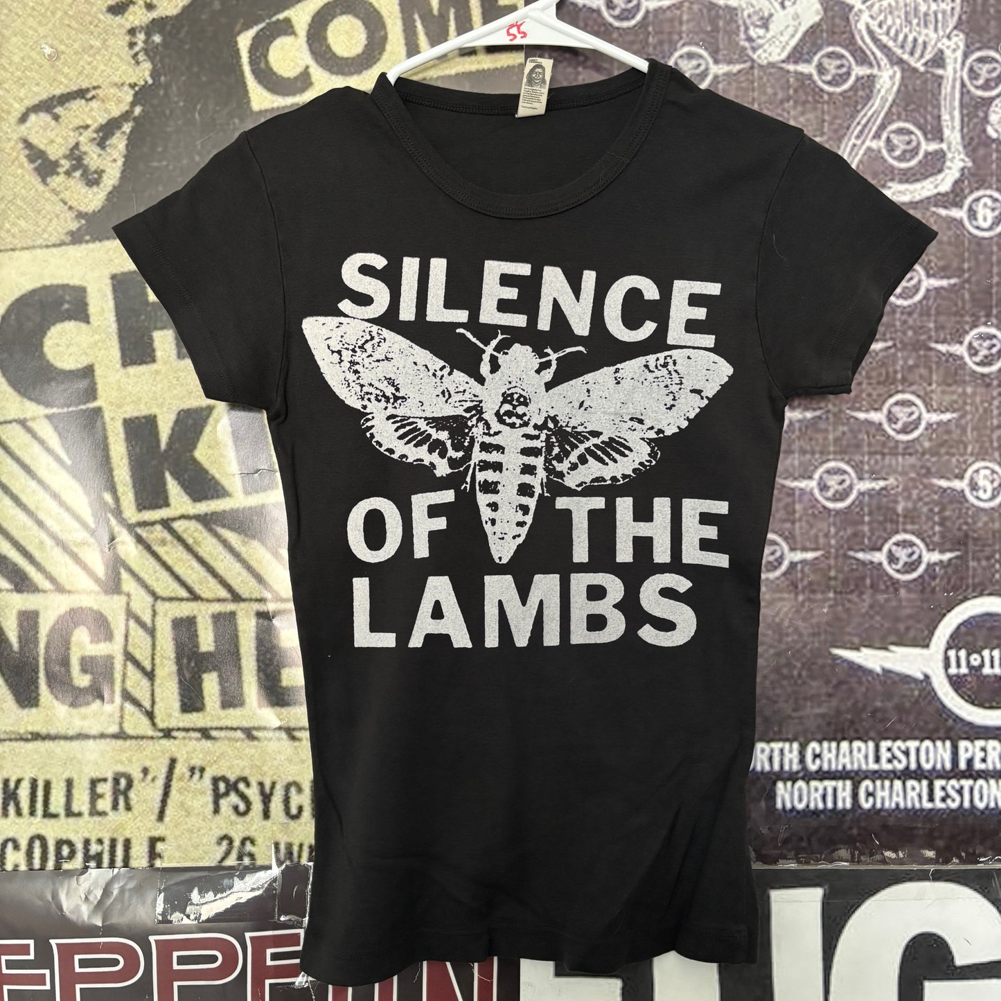 Silence b&w babydoll tee