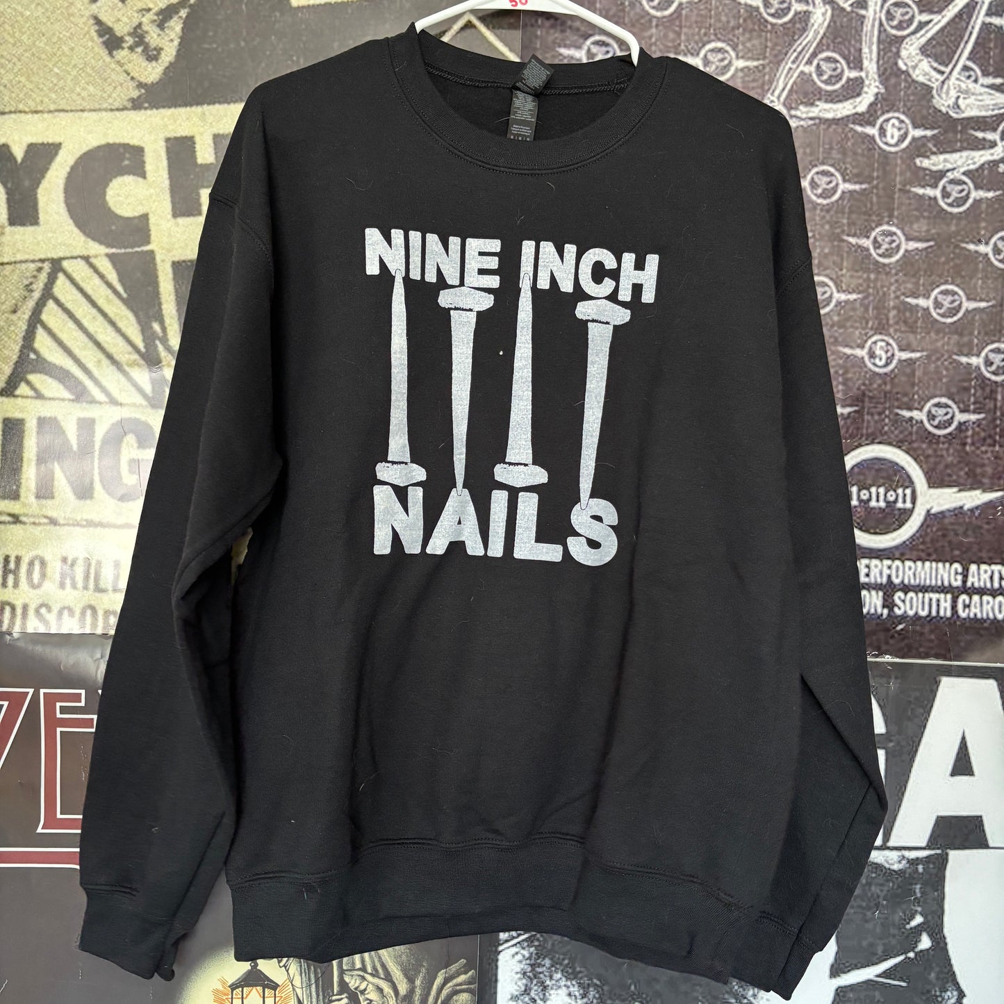 Nine inch nails black sweatshirt SM/MED
