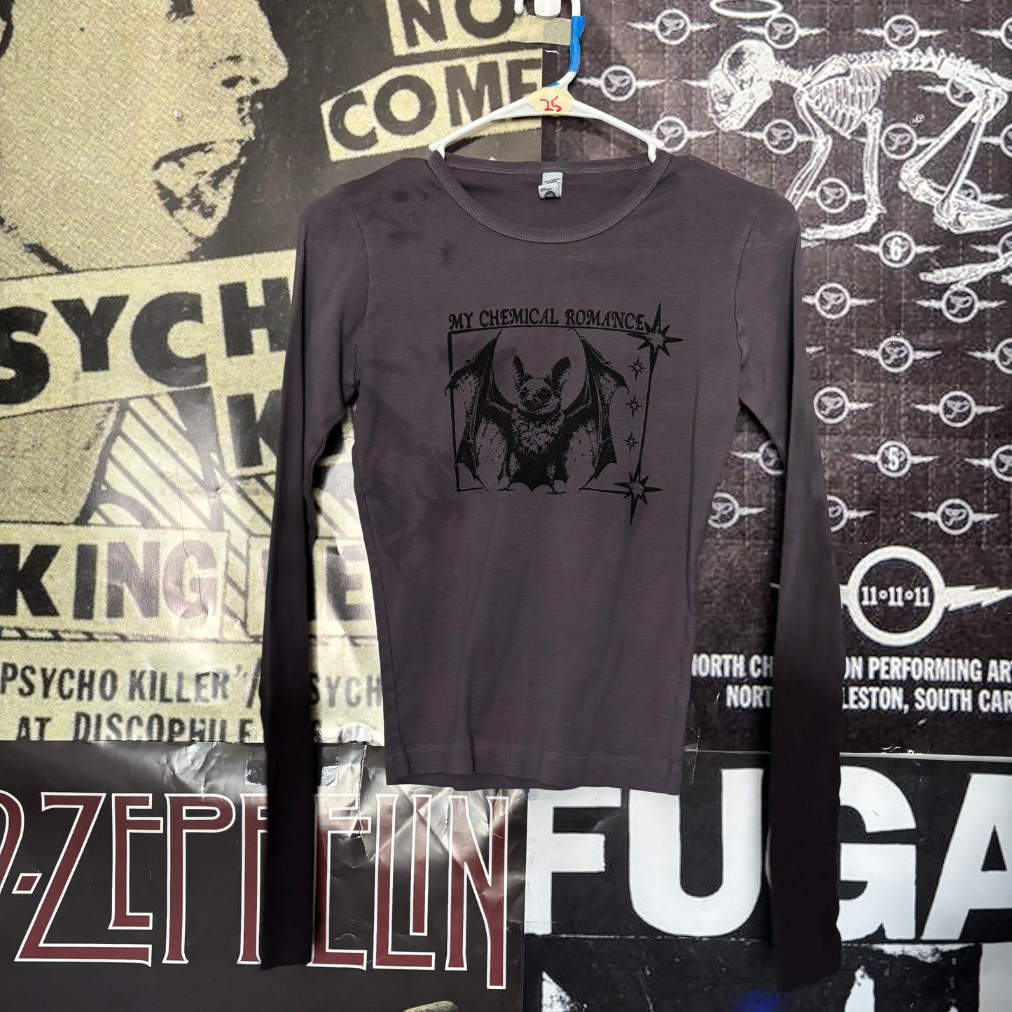 Chemical romance grey black long sleeve SM/MED