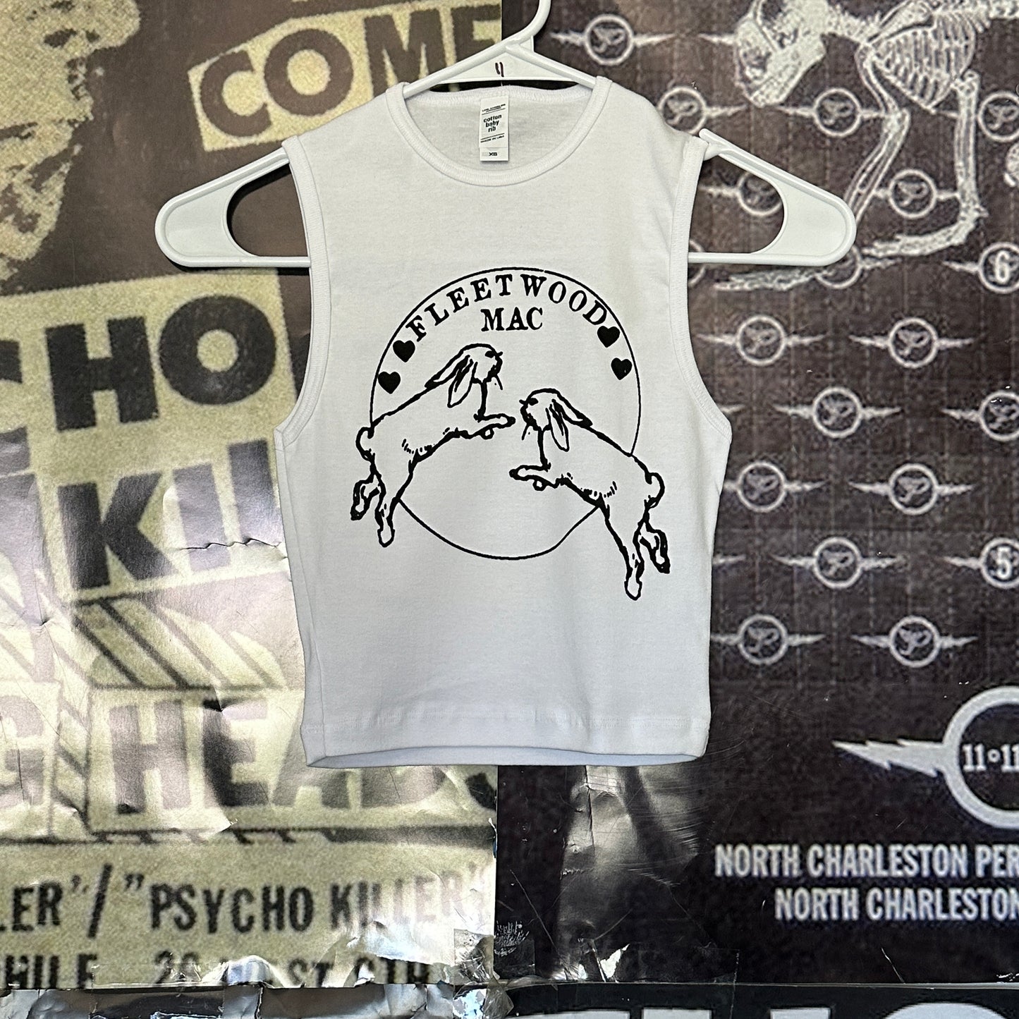Fleetwood mac white tank XS