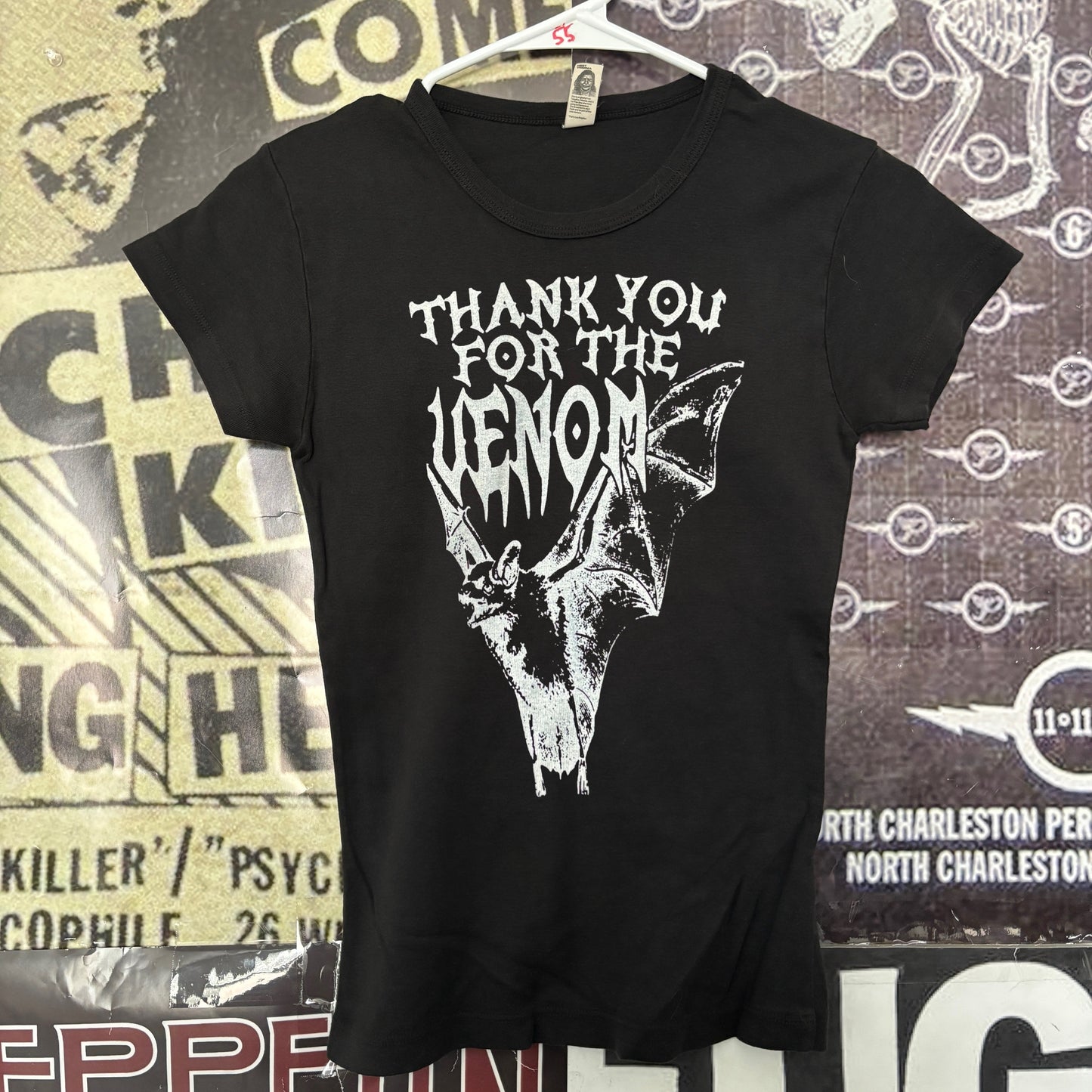 Venom b&w babydoll tee