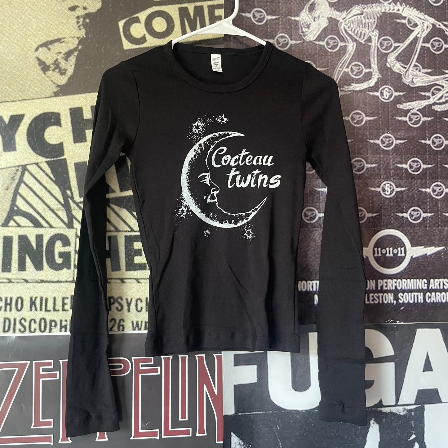Cocteau twins black baby long sleeve
