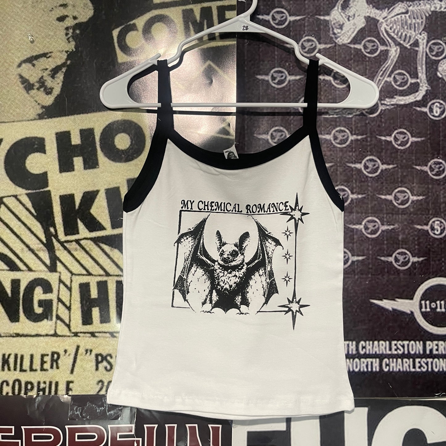 My chemical romance black/white baby tank