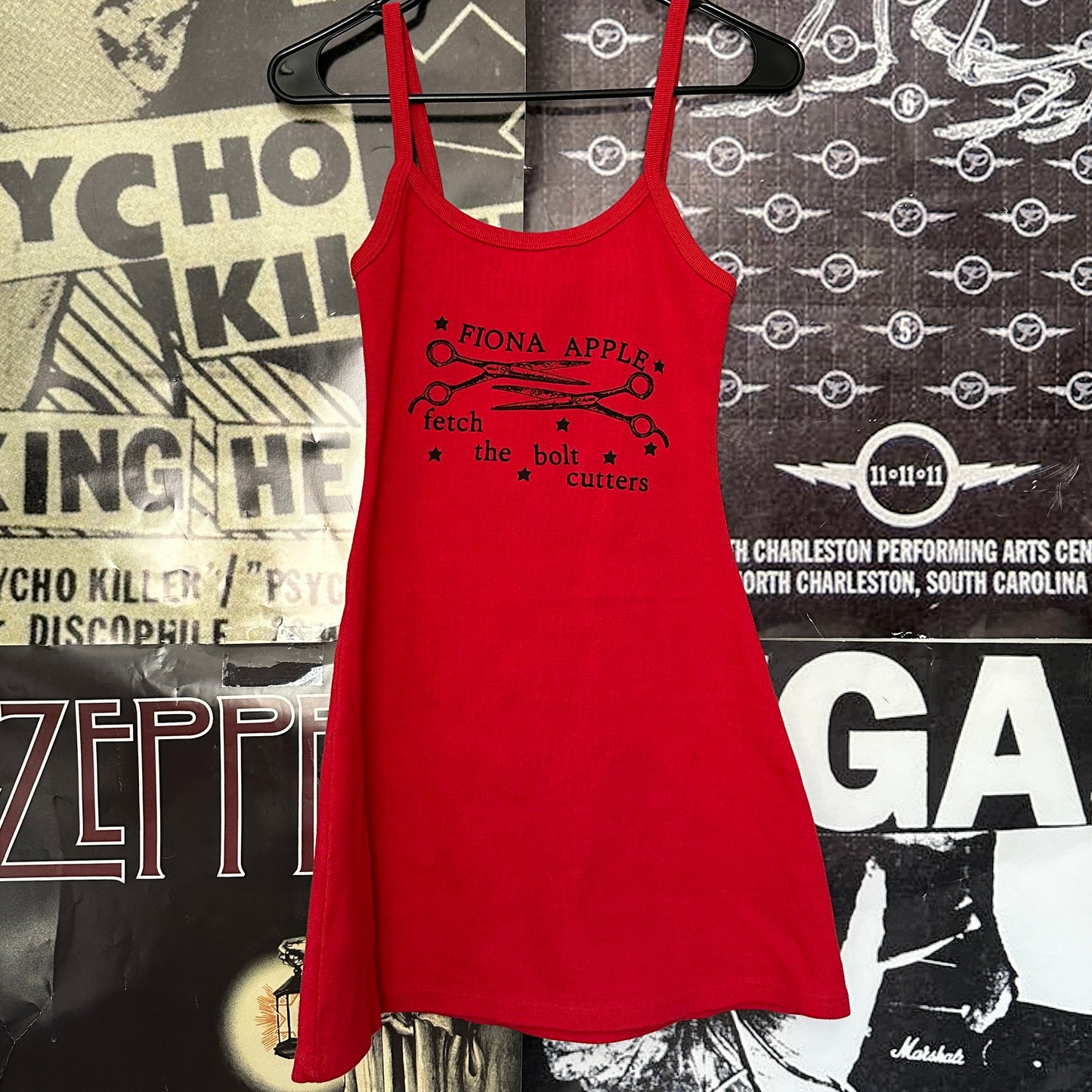 Fiona apple red tank dress