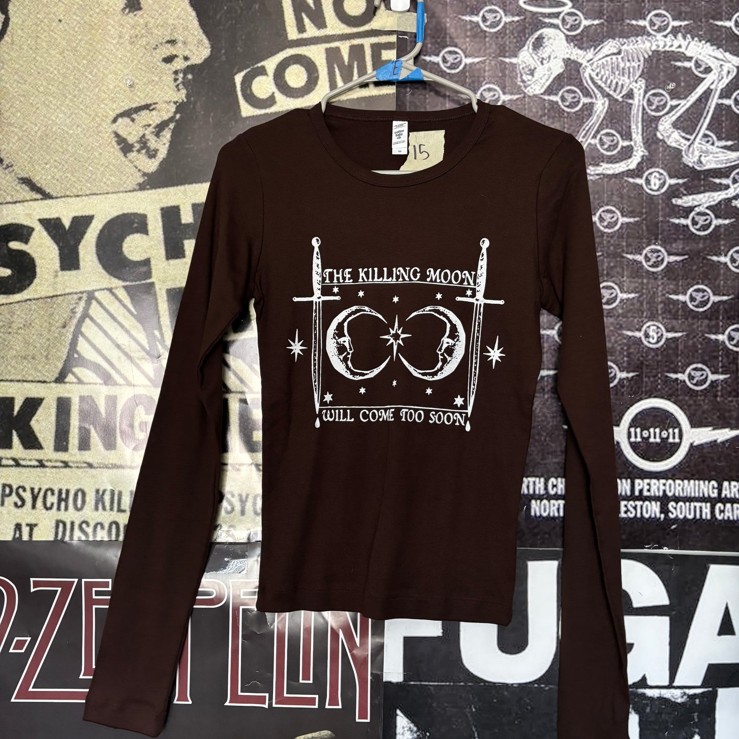 Killing moon brown baby long sleeve SM/MED
