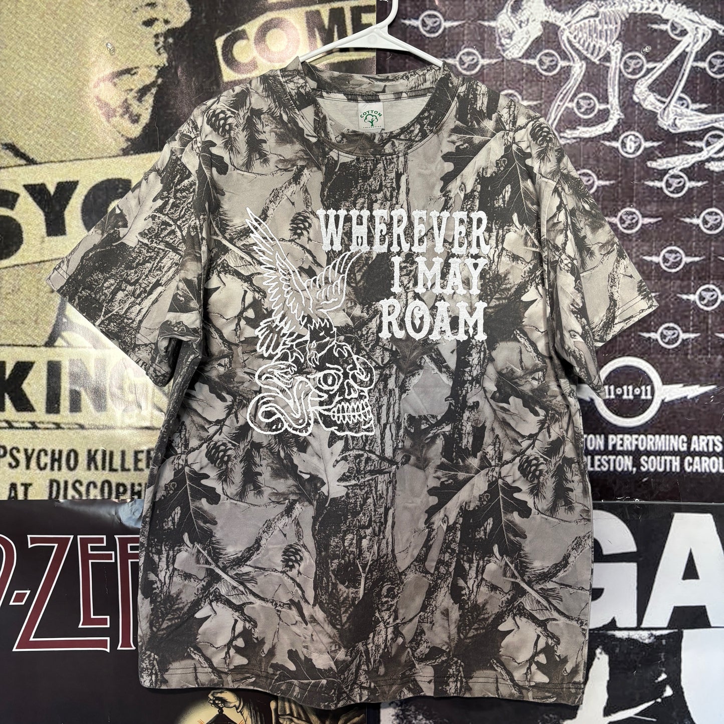Roam grey camo t-shirt