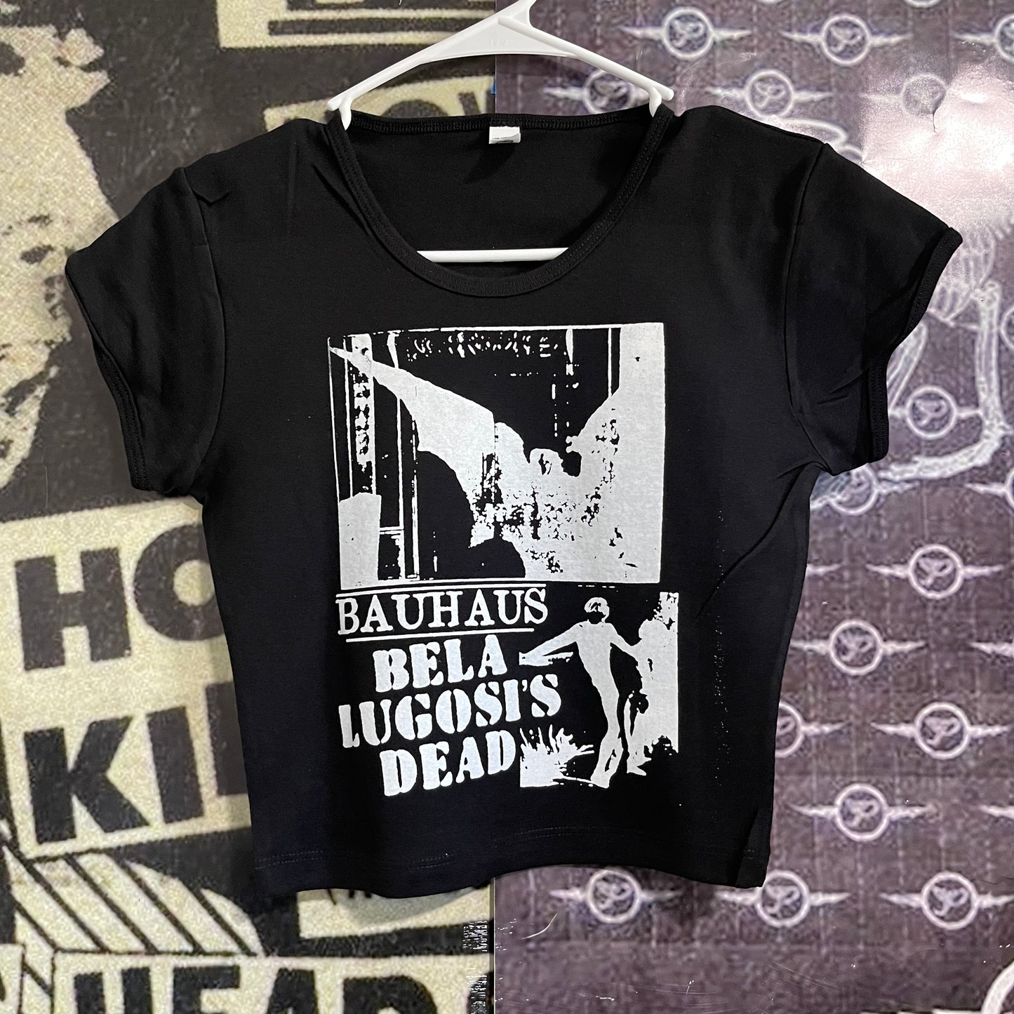 Bauhaus black baby tee