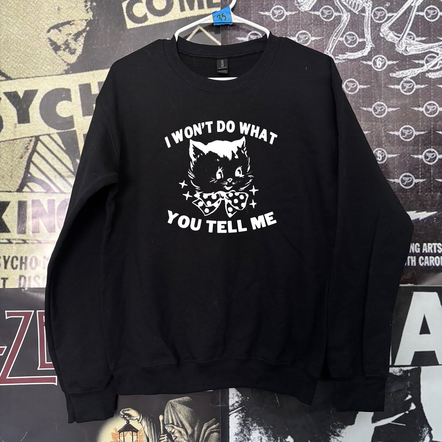 RAGE black sweatshirt