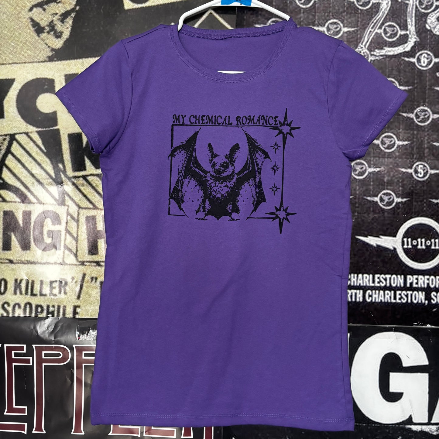 Chemical purple babydoll tee SM/MED