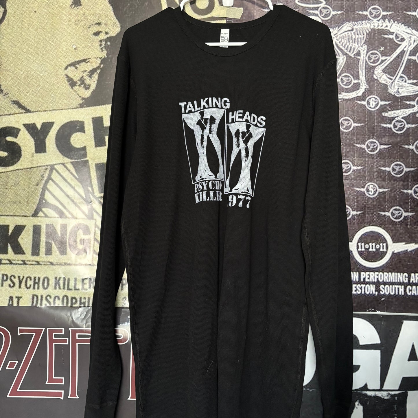 Talking heads black thermal XL/XXL