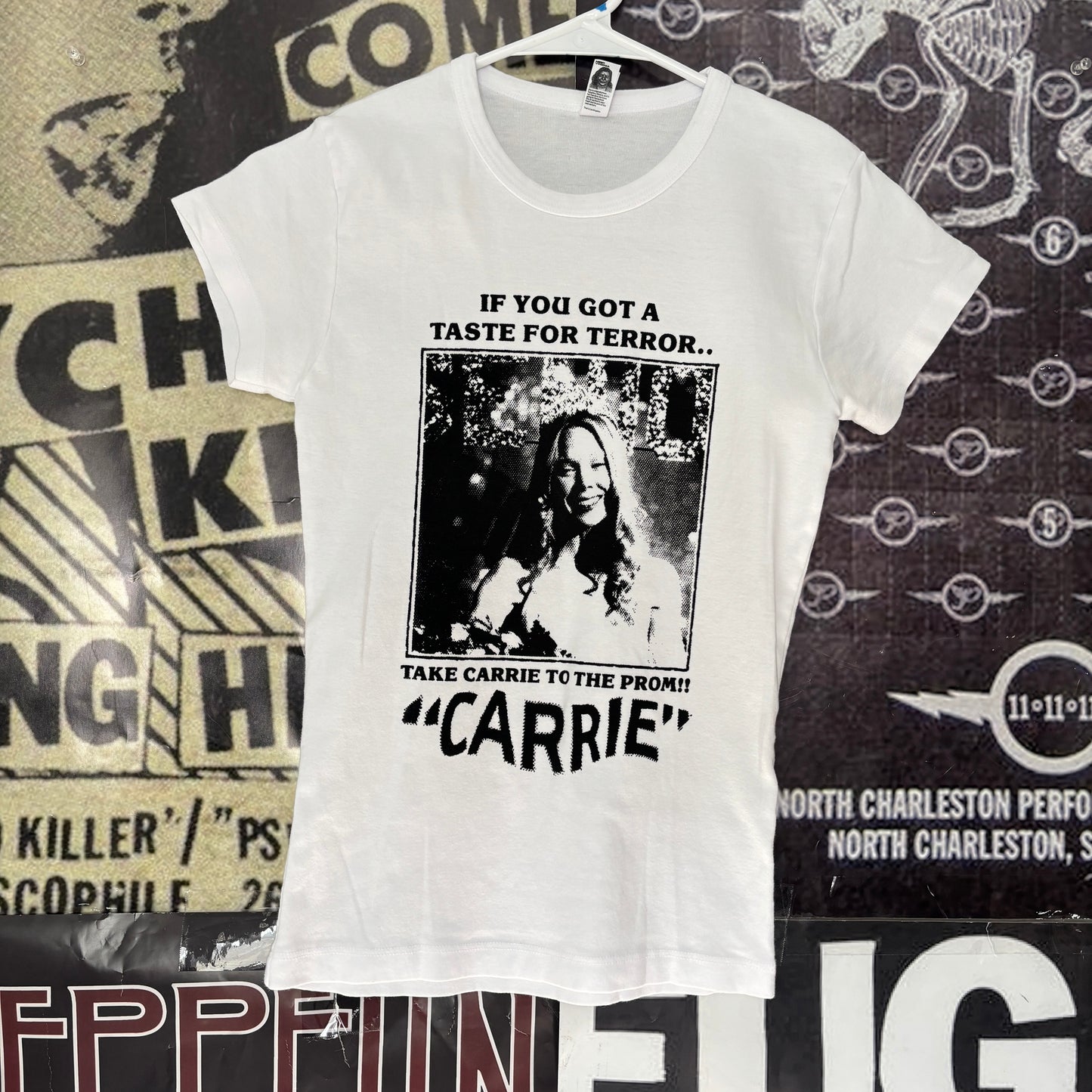 Carrie white babydoll tee