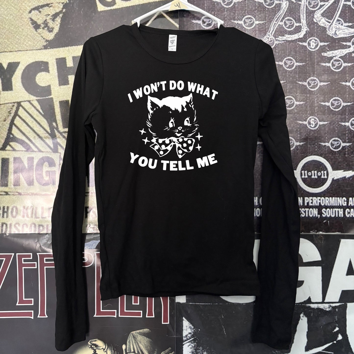 RAGE black baby long sleeve