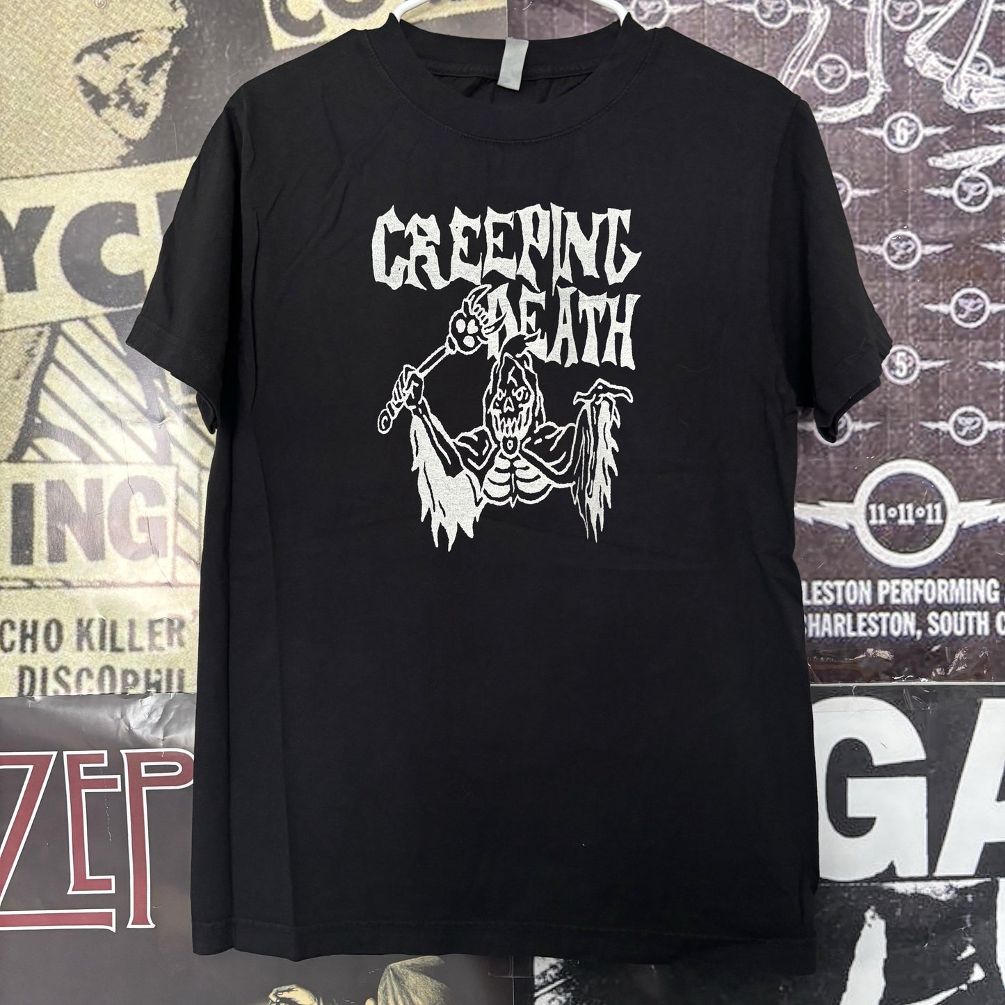 Creeping death black full size tee