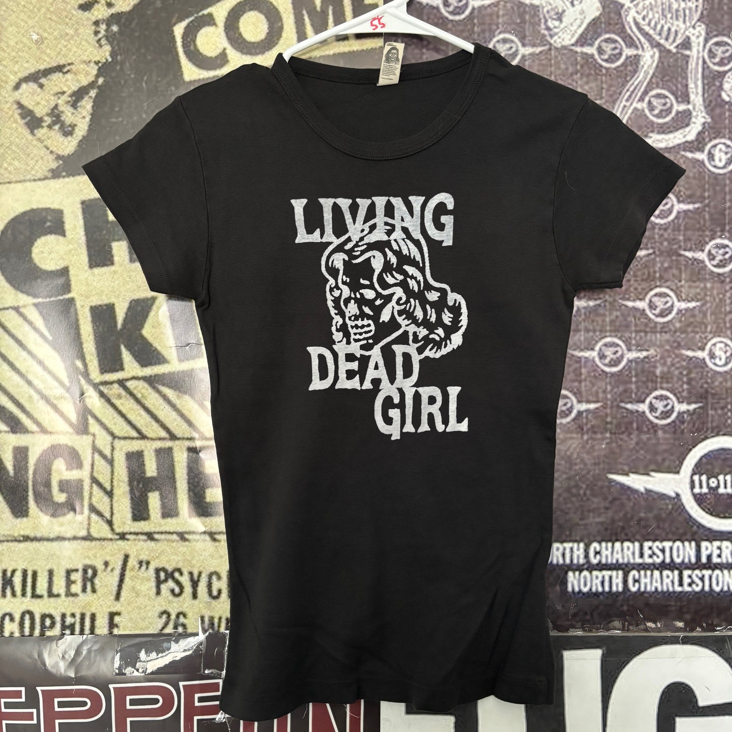 Living girl b&w babydoll tee