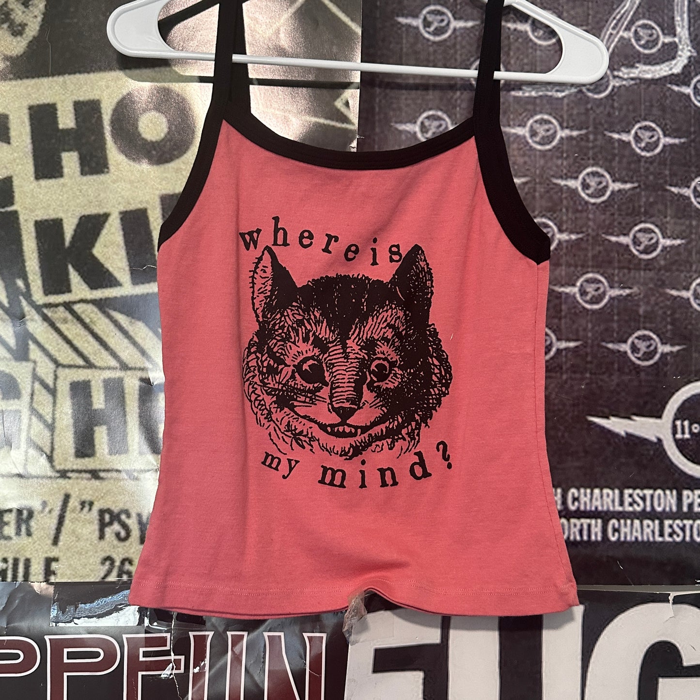 Pixies where is my mind red/black ringer tank LAR/XL (ready)