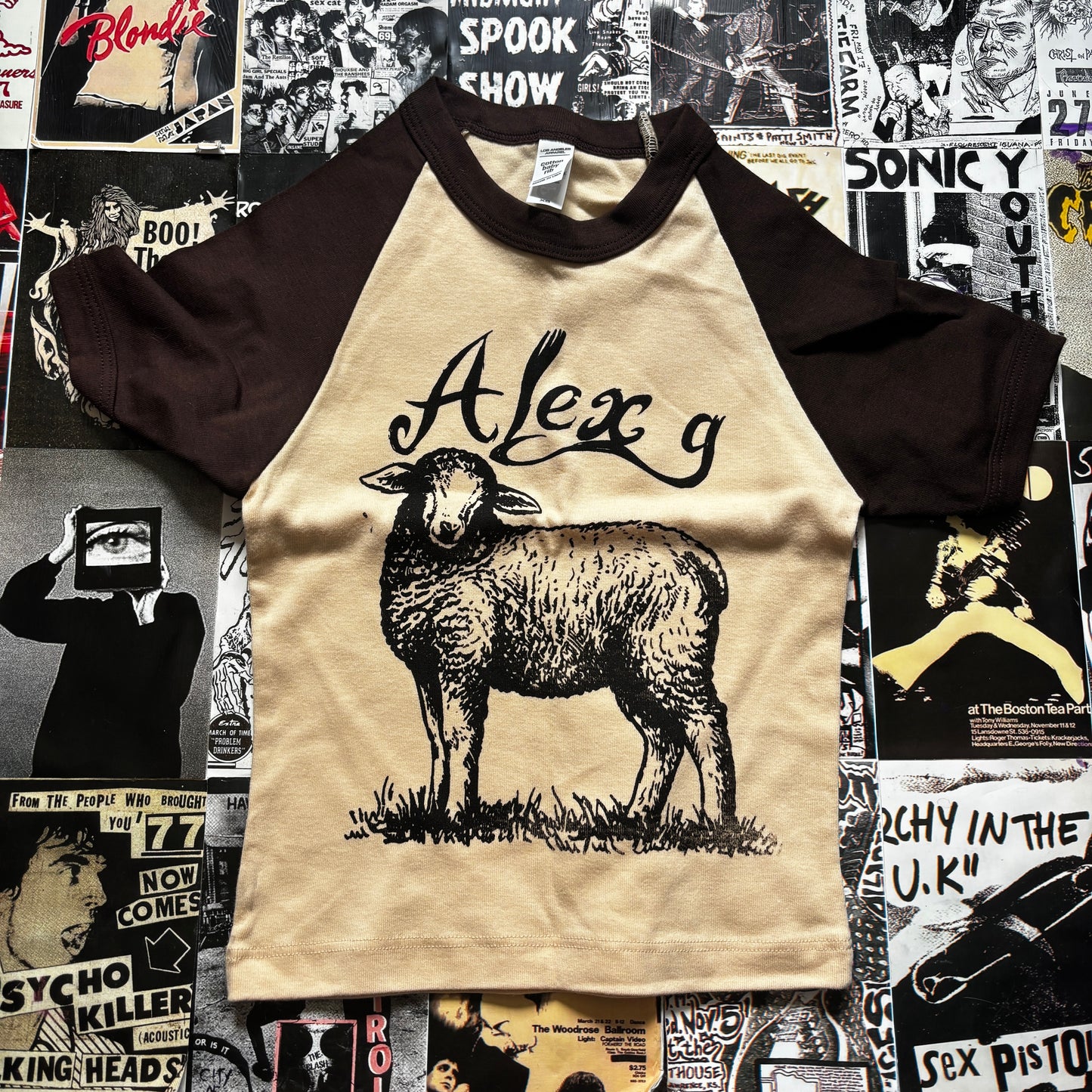 ALEX G BROWN RAGLAN XS