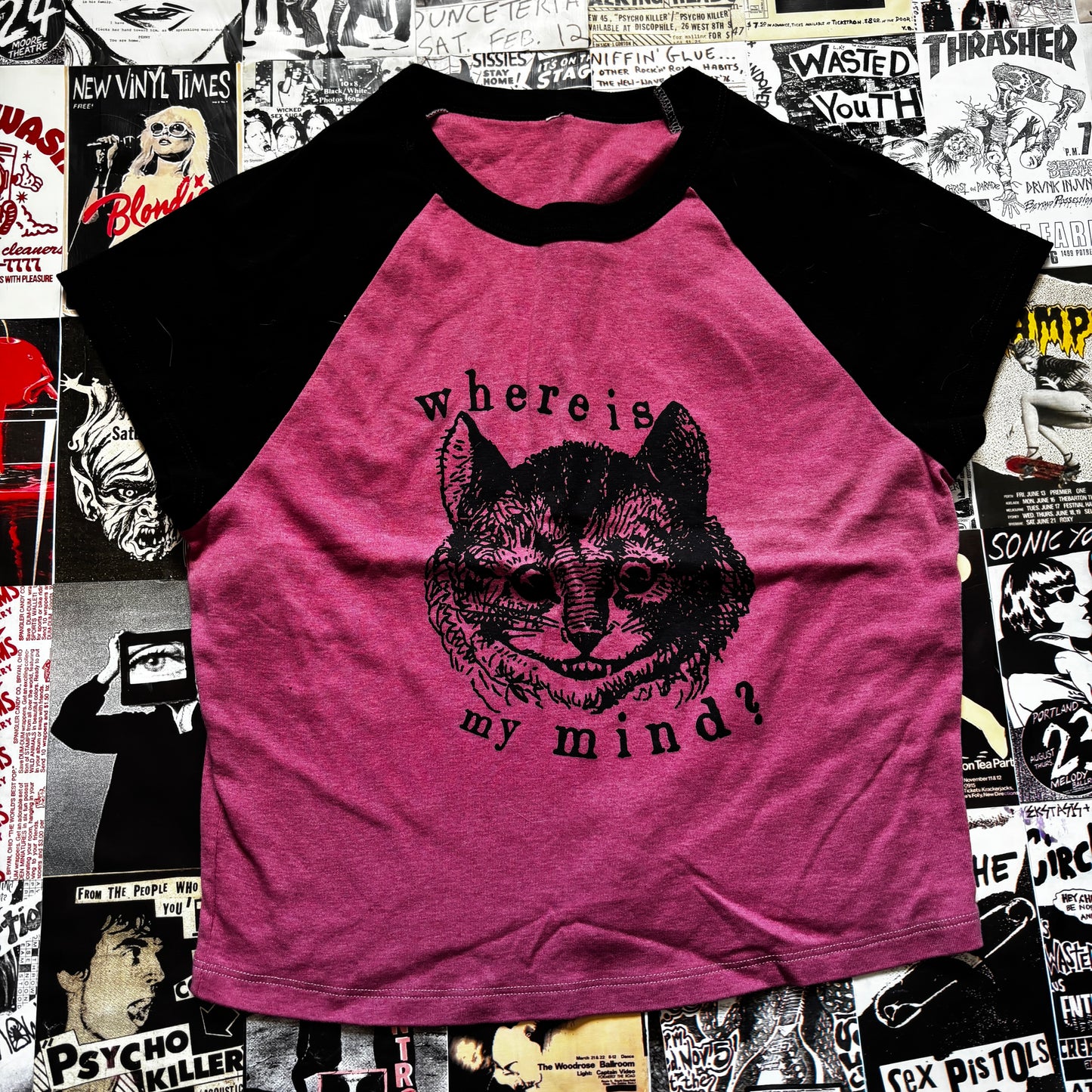 PIXIES RED/BLACK RAGLAN XL/XXL