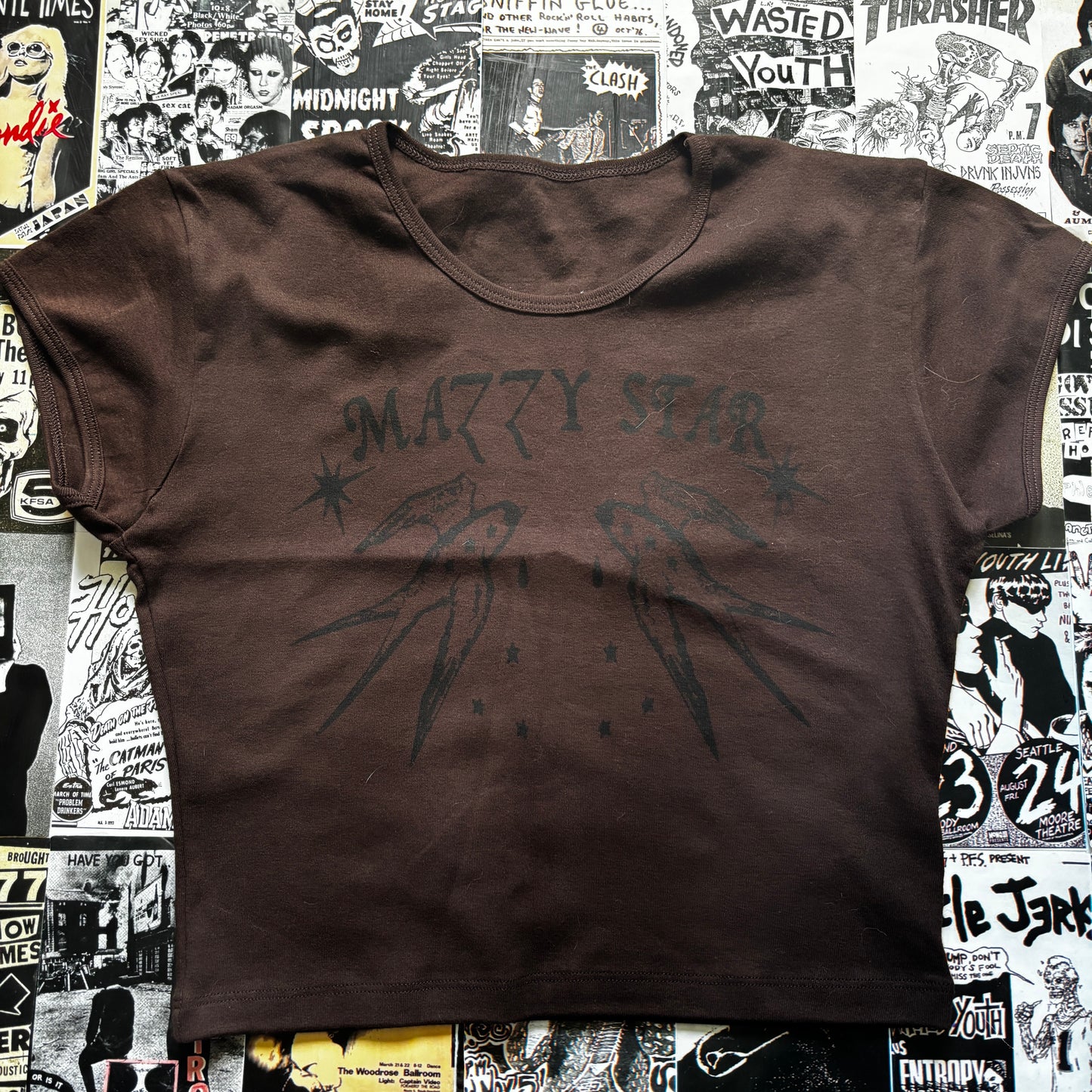 MAZZY BROWN/BLACK CROP MEDIUM
