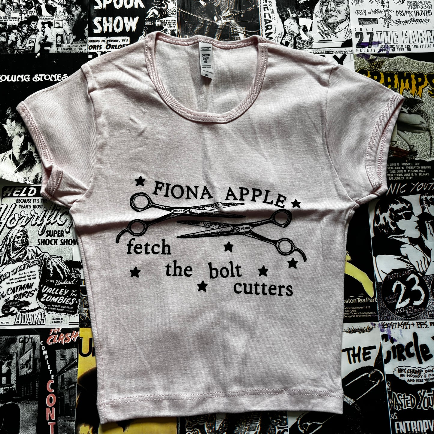 FIONA PINK CROP XS