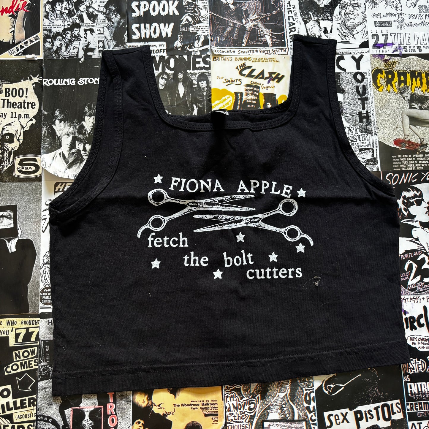 FIONA BLACK SQUARE TANK MEDIUM